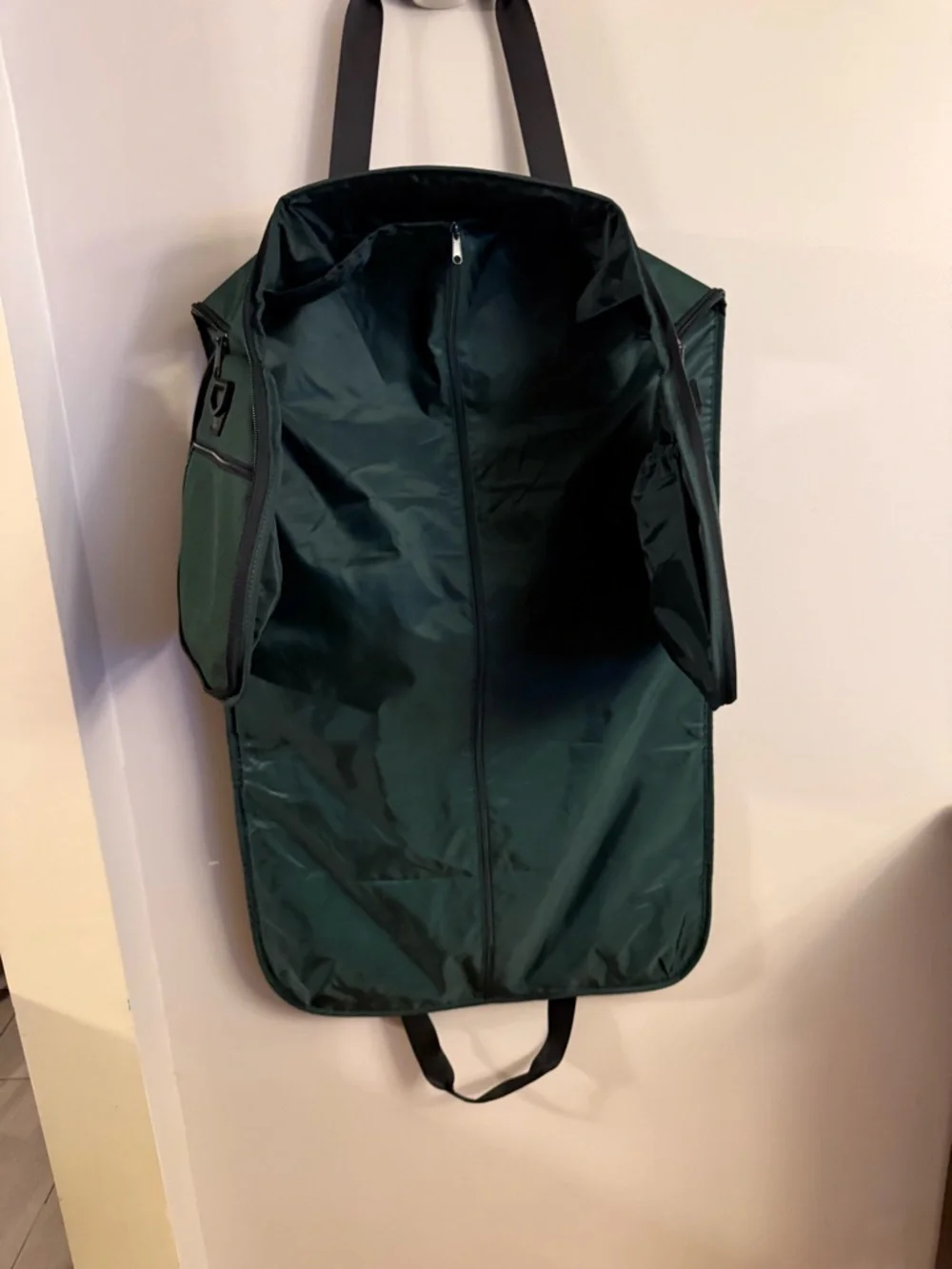 Halfday Green Garment Duffel Bag Convertible Travel Carry On Suit Bag Weekender